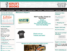 Tablet Screenshot of keplers.com